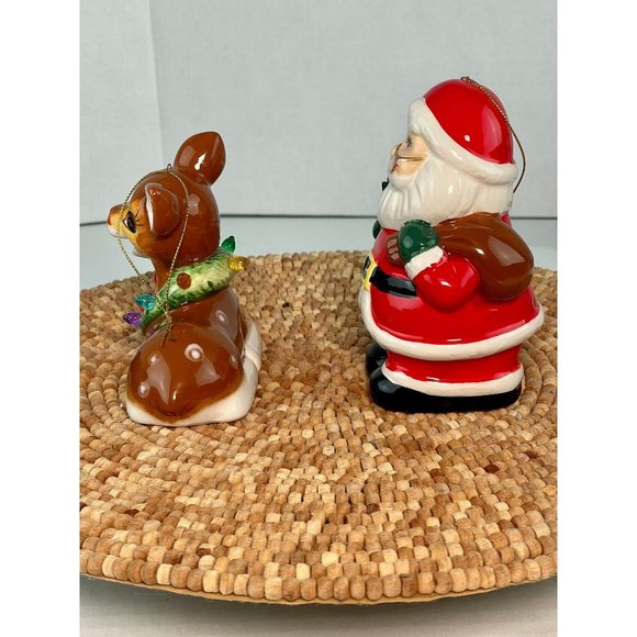 Mr. Christmas Santa and Reindeer Light-Up Set, Mister Christmas Retro Lite Up - Picture 7 of 10